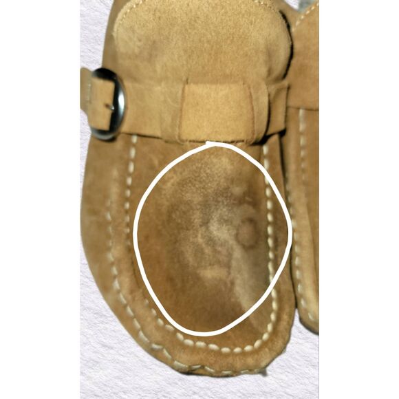Birkenstock Buckley Shearling Clogs Women's 39 Brown Slip On Square Toe - Picture 7 of 7